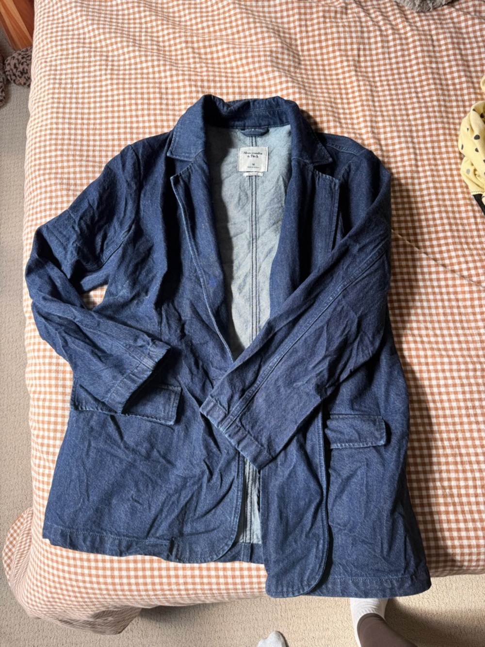 Abercrombie denim blazer